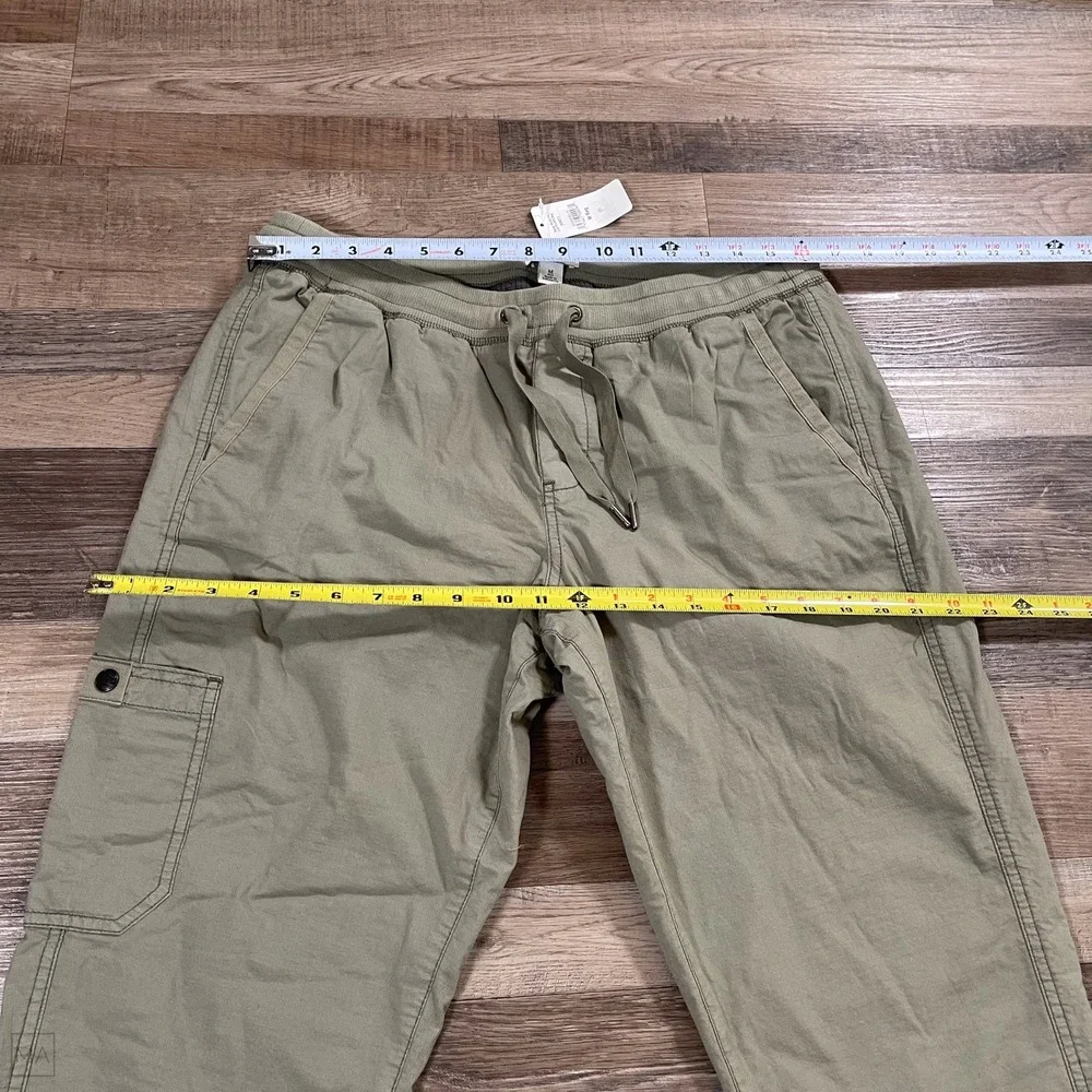 NEW L.L. Bean Women's Pants Pull On Fleece Lined Hiking Gorpcore M Green - Picture 5 of 8